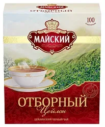 Чай МАЙСКИЙ Отборный цейлонский 100пак