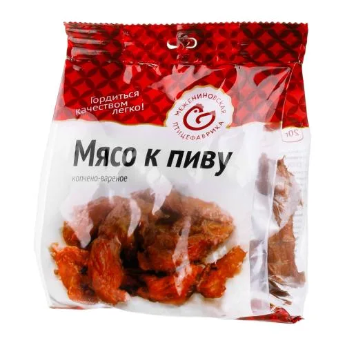 Мясо цыплёнка-бройлера копченое К Пиву 200г
