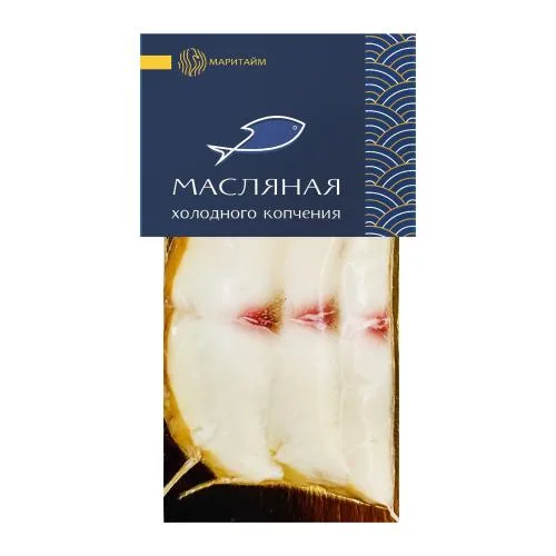 Масляная Маритайм холодного копчения филе-ломтики 100г