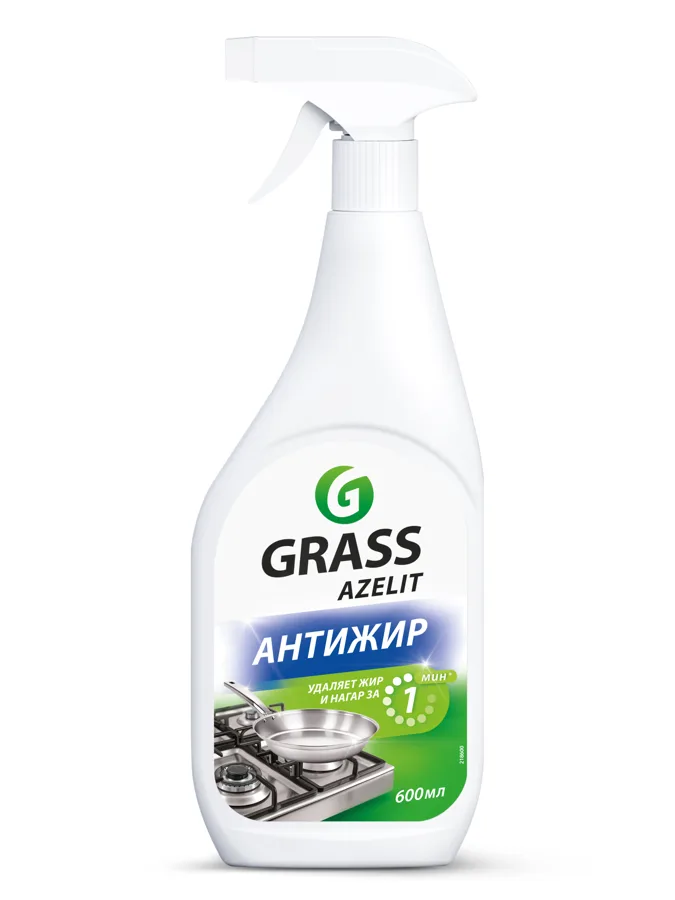 Средство чистящее Grass Azelit Антижир, для плит, духовок, грилей, 600мл