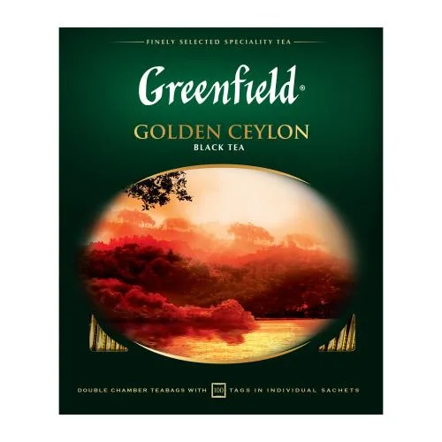 Чай черный Greenfield Golden Ceylon 100пак