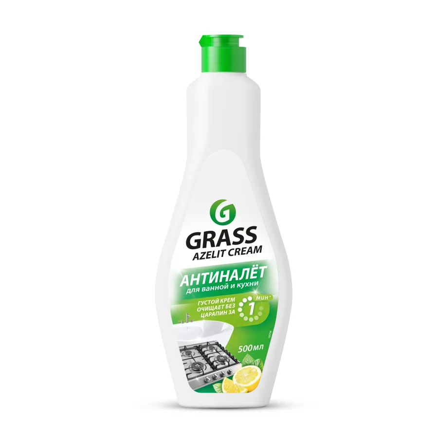 Средство GRASS Azelit чистящий крем для кухни и ванной 500мл