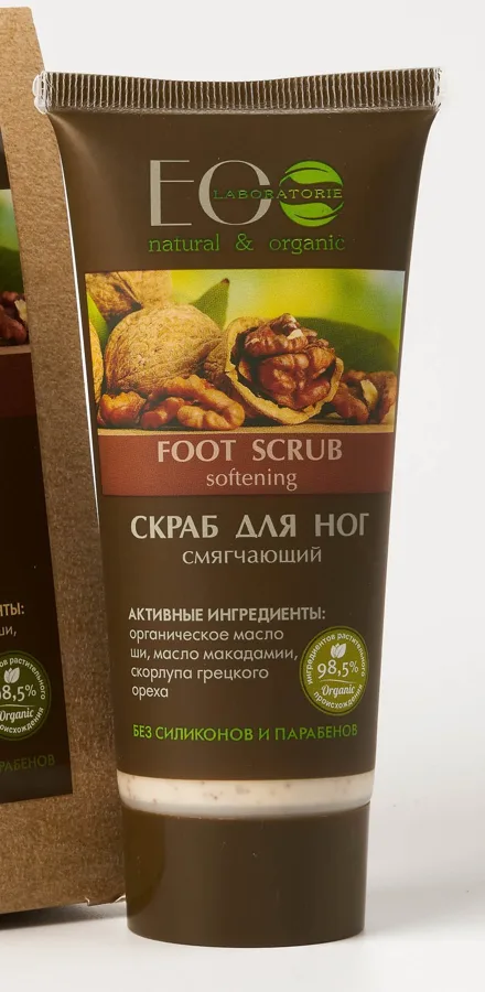 Скраб для ног EO LABORATORIE 100мл Смягчающий