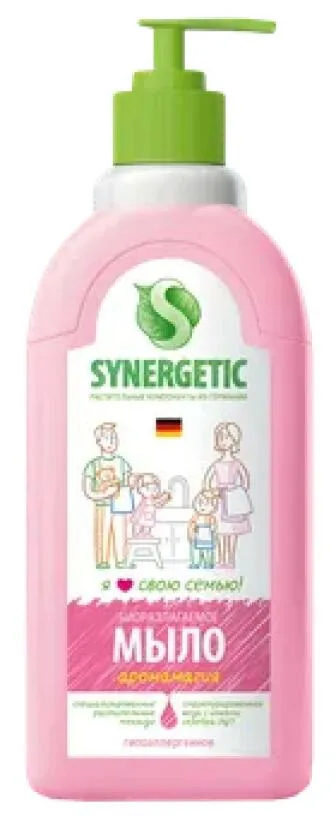 Жидкое мылок SYNERGETIC Для рук и тела Аромагия, 500 мл