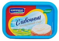 Сыр плавленый КИПРИНО сливочный бзмж 50% 180г