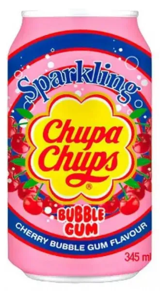 Напиток газ. CHUPA CHUPS 0,345л Бабл Гам черри ж/б/24/Азия