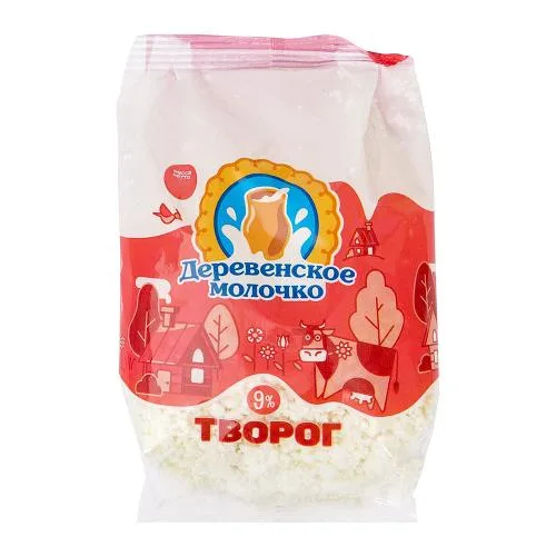 Творог Деревенское молочко 9% 500г