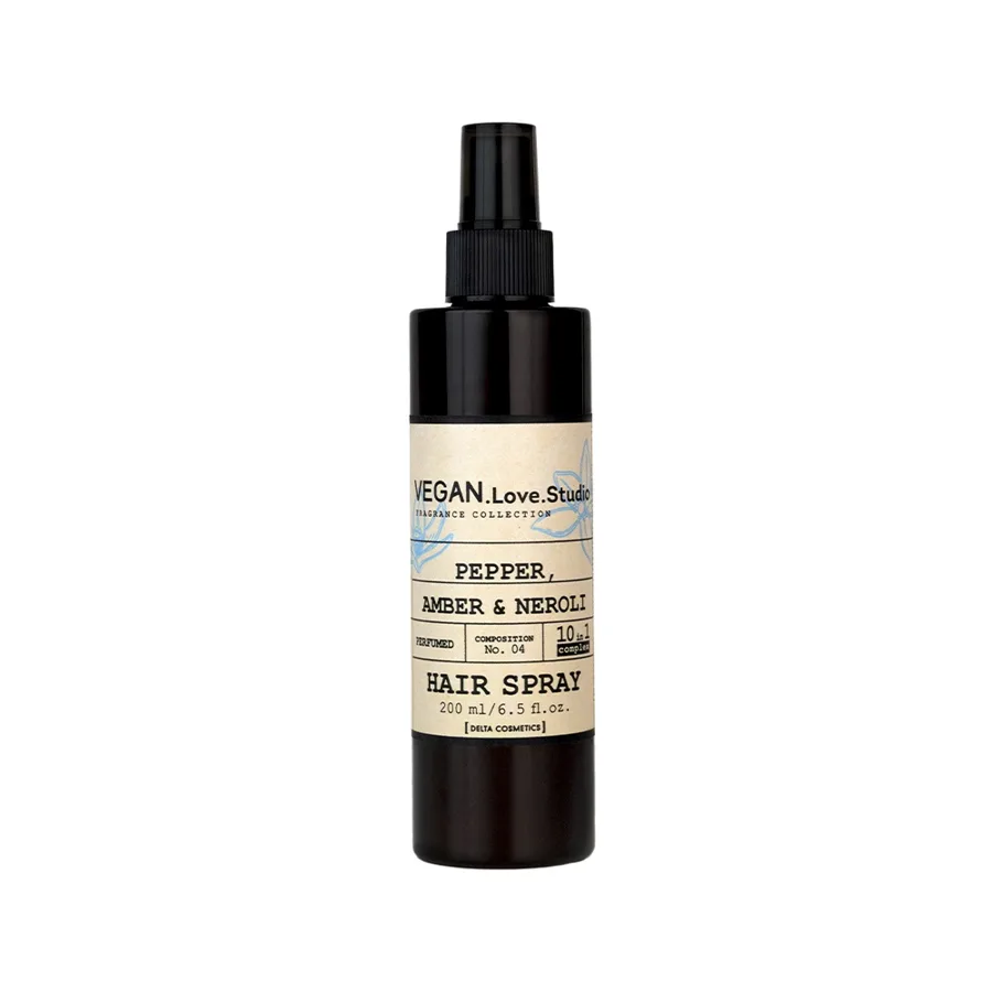Спрей-уход для волос Vegan.Love.Studio Pepper, Amber, Neroli, парфюмированный, 200мл