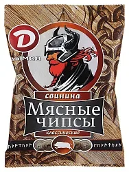 Мясные чипсы ДЫМОВ Классические из свинины 25г