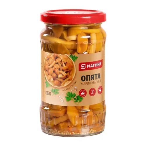 Грибы Магнит Опята маринованные 330г