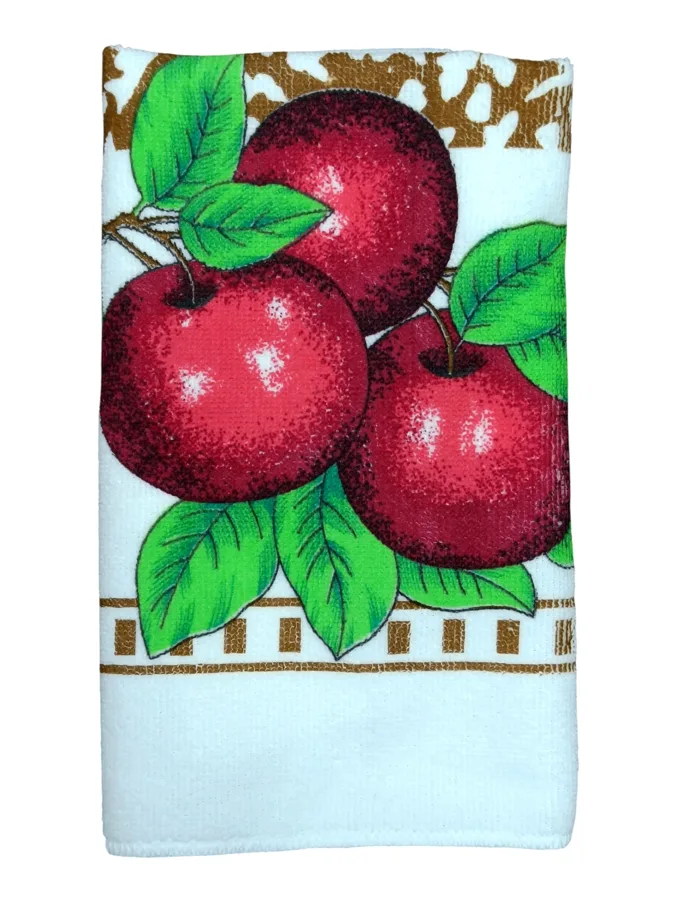Полотенце кухонное Красное яблоко, микрофибра, 40х60 см, 1 шт
