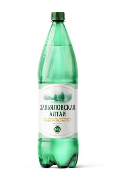 Вода минерал. ЗАВЬЯЛОВСКАЯ 1,5л газированная пэт/6