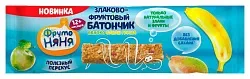 Злаково-фруктовый батончик ФРУТОНЯНЯ яблоко банан груша 25г