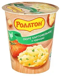 Картофельное пюре б/п РОЛЛТОН  курица 55г