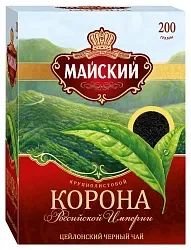 Чай МАЙСКИЙ Корона Российской Империи крупнолистовой 200г