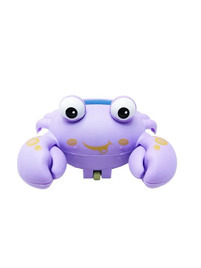 Игрушка Краб, заводная, светящаяся, 10х9см, в ассортименте, 1 шт