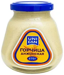 Горчица УНИ ДЕН Дижонская ст/б 270г