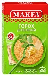 Горох МАКФА дробленый карт/уп 400г
