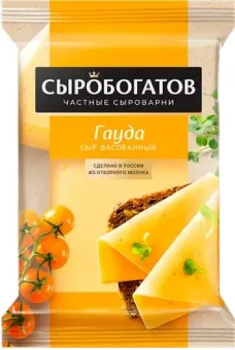 Сыр 45% Сыробогатов Гауда, 180 г