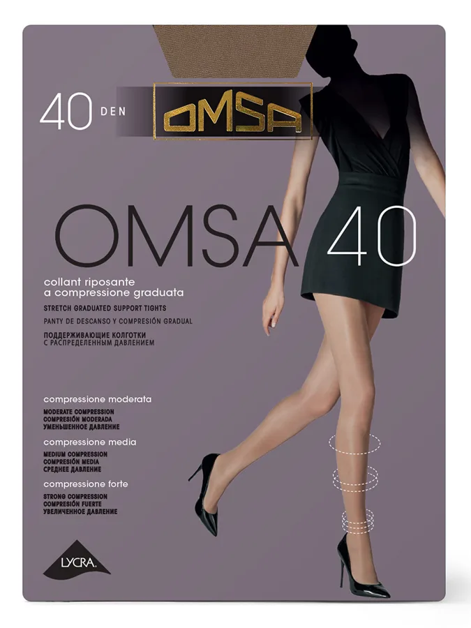 Колготки Omsa Omsa 40 new, размер: 2, цвет: Бежевый Daino