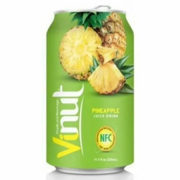 Напиток сокосодержащий VINUT 0,25л Cocogurt со вкусом Ананаса ж/б/24/Азия