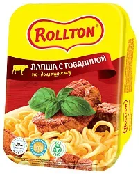 Лапша б/п РОЛЛТОН говядина по-домашнему 90г