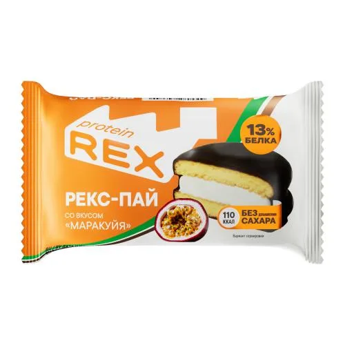 Печенье глазированное маракуйя без сахара Protein Rex 30г