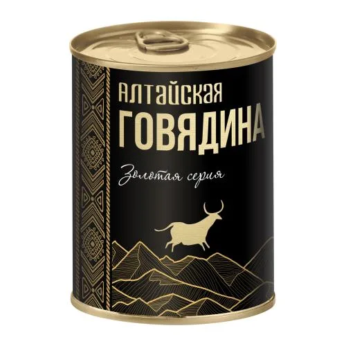 Говядина тушеная Алтайская Сила 340г