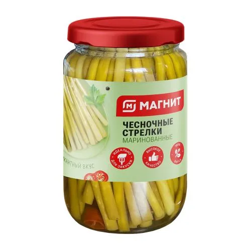 Чесночные стрелки Магнит 350г в ассортименте