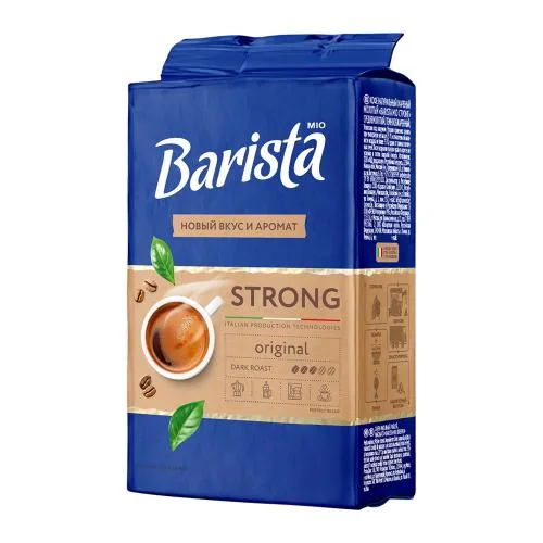 Кофе молотый Barista Mio Крепкий натуральный жареный 225г