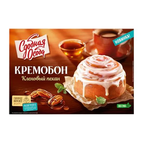 Пирог Кремобон Кленовый пекан 380г
