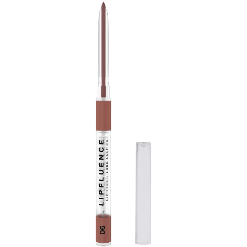 Карандаш для губ Influence Beauty Lipfluence, автоматический, тон: 06 нюд коричнево-бежевый, 0.28г