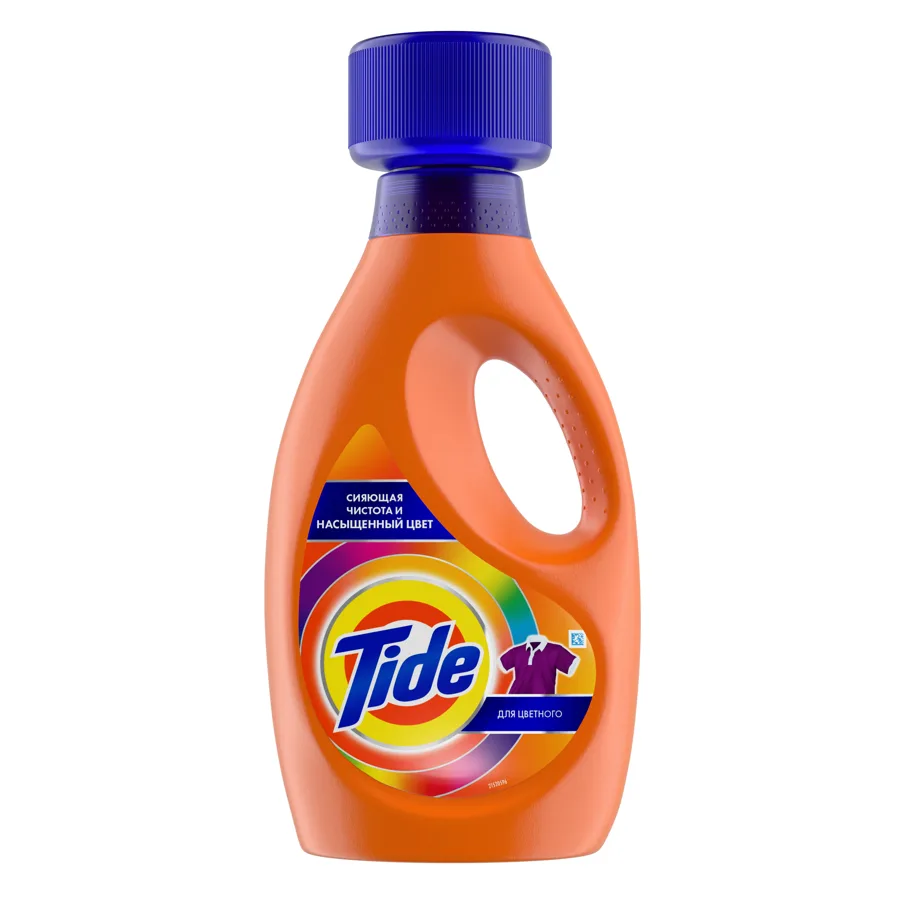 Гель для стирки Tide, для цветного, 15 стирок, 1л
