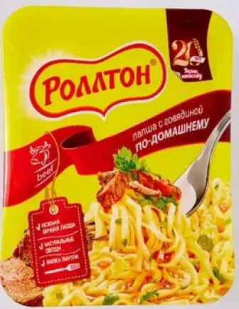 Лапша с говядиной Роллтон, 90г