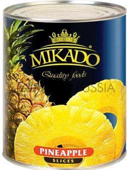 Компот Микадо Ананас 580млг шайба ж/б/12