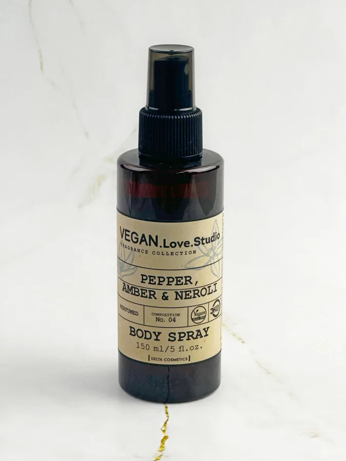 Спрей для тела Vegan.Love.Studio Pepper. Amber. Neroli, парфюмированный, 150мл