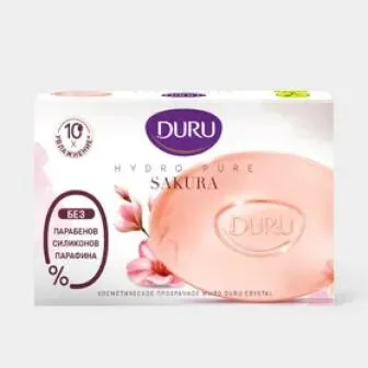 Мыло DURU HYDRO PURE SAKURA лепестки сакуры 106г