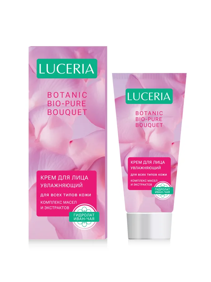 Крем для лица Luceria Botanic Bio-Magic Bouquet, увлажняющий, для всех типов кожи, 50мл