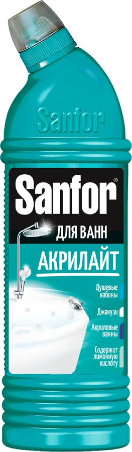 Средство чистящее для ванн и раковин Sanfor Акрилайт, 750г