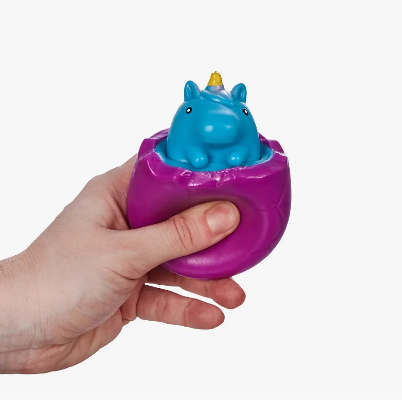 Игрушка-антистресс Jile Toys Единорожка в яйце, размер: 5 см, в ассортименте