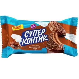 Печенье Супер Контик шоколадное, 100 г