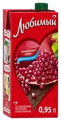 Напиток сокосодержащий ЛЮБИМЫЙ яблоко черноплодная рябина вишня 1.93л