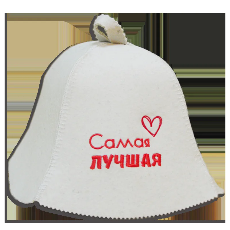 Шапка для бани Рушер 'Самая лучшая' Рушер, размер: 54-60, цвет: белый