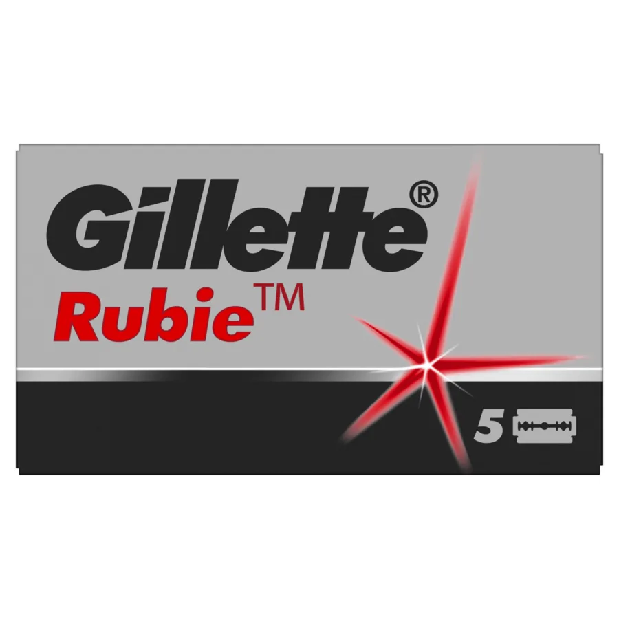 GILLETTE РУБИ (RUBIE) Сменные лезвия для безопасных бритв 5шт