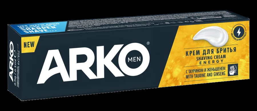 ARKO MEN Крем для бритья ENERGY 65г