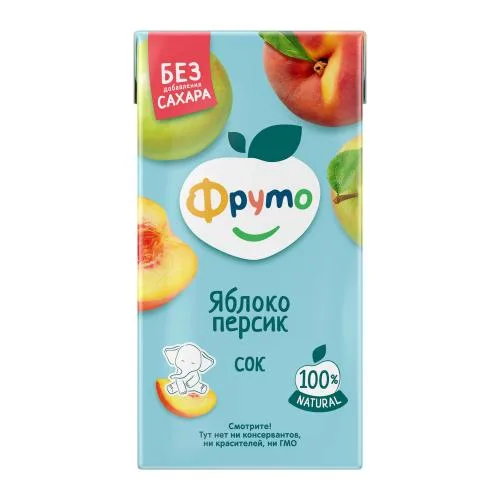Сок Яблоко-персик Фруто 500мл