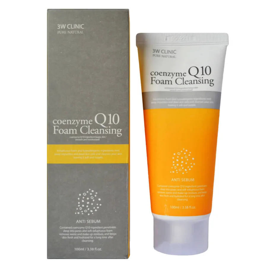 Пенка для умывания 3W CLINIC  Coenzyme Q10  100мл