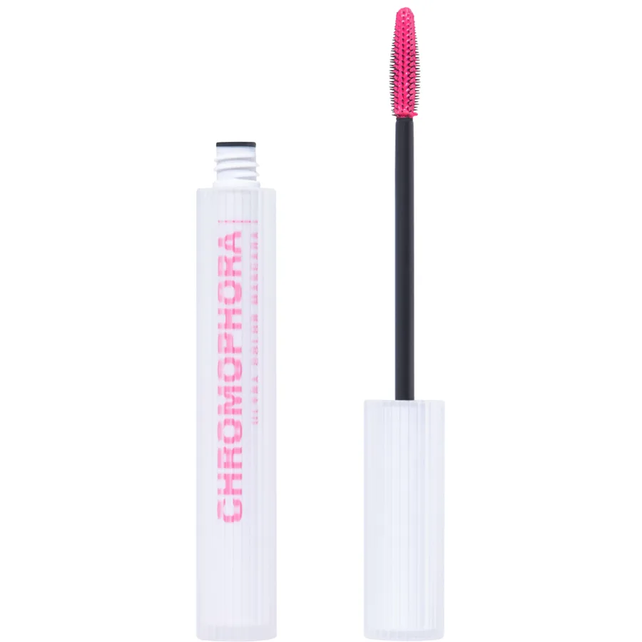 Тушь для ресниц Influence Beauty Chromophora, цветная, ультраяркая, стойкая, тон: 04 розовый, 6.5мл
