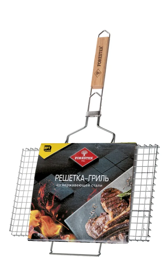 Решетка-гриль Forester Pro, средняя, 26х40 см