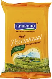 СЫР КИПРИНО, РОССИЙСКИЙ, 50%, 180 Г